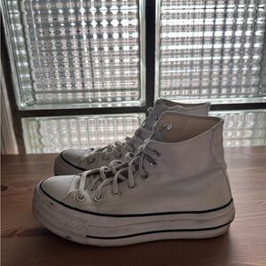Converse High-Top Sneakers in White